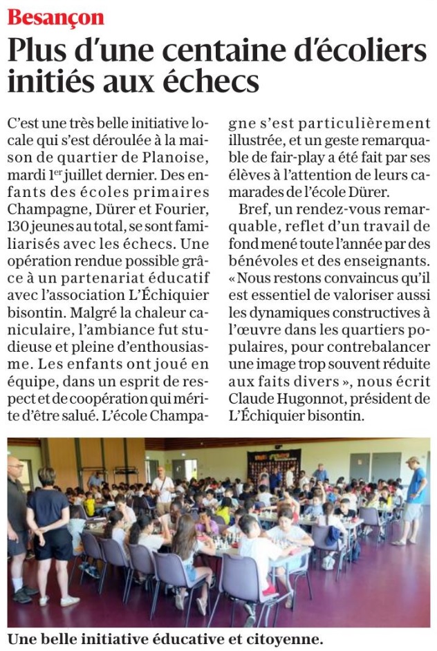 est républicain tournoi échecs