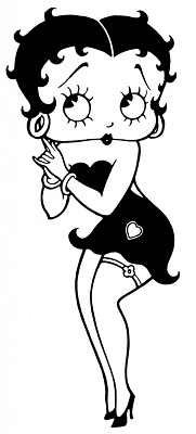 Betty Boop échecs patrimoine