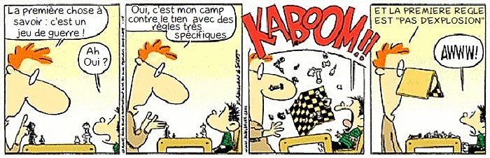 jeu guerre échecs Baby Blues