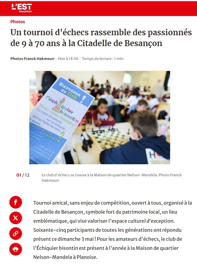 reportage photos est republicain tournoi citadelle