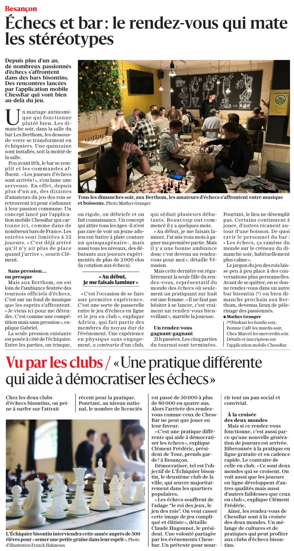 chessbar est républicain échiquier bisontin