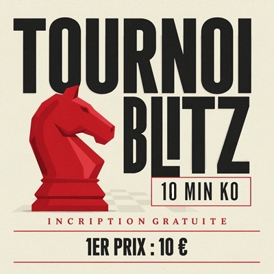 tournoi blitz gratuit echiquier bisontin